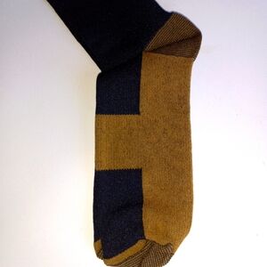 Compression socks small/ medium black and tan. NWTS